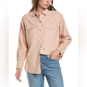 THE GREAT heritage shirt in pink